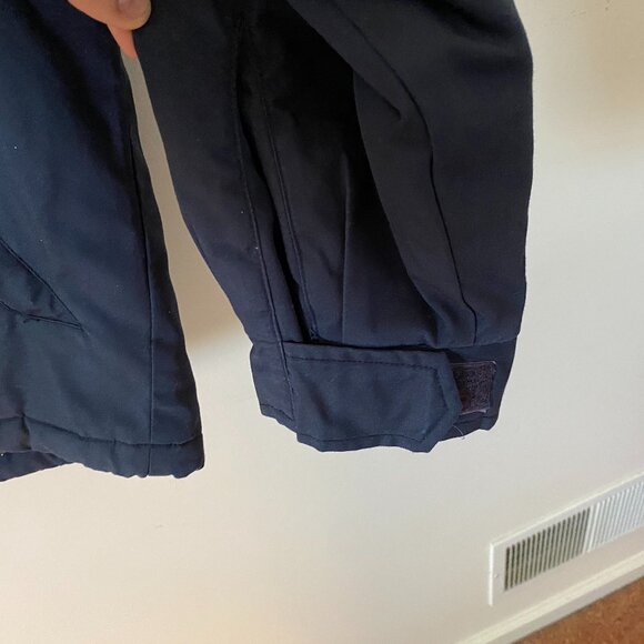 Women's Sergio‎ Tacchini Navy Blue Puffer Parka Coat Jacket Size L - Picture 7 of 10